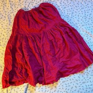 Cotton Tiered Maxi Skirt